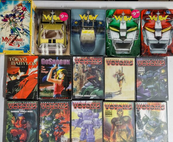 70 Anime brand new DVDs including 17 childrens animated DVDs