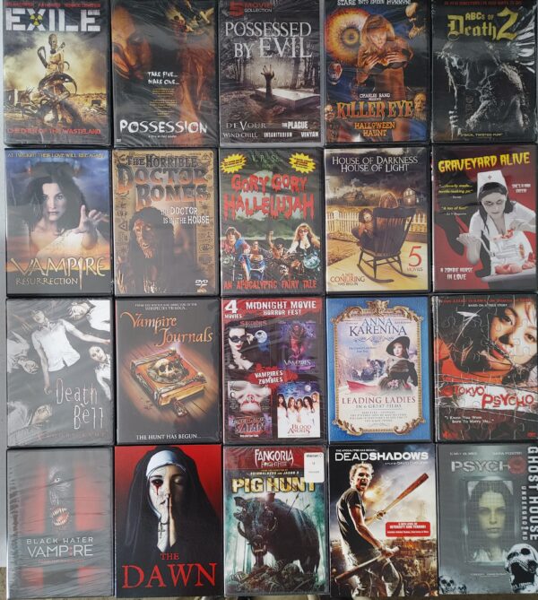 100 brand new horror dvds. Factory sealed. Free shipping. - Image 6