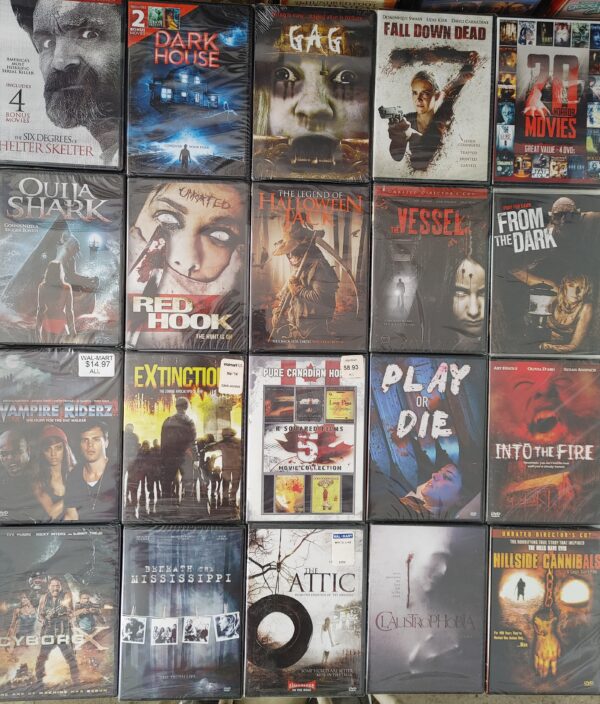 100 brand new horror dvds. Factory sealed. Free shipping. - Image 2