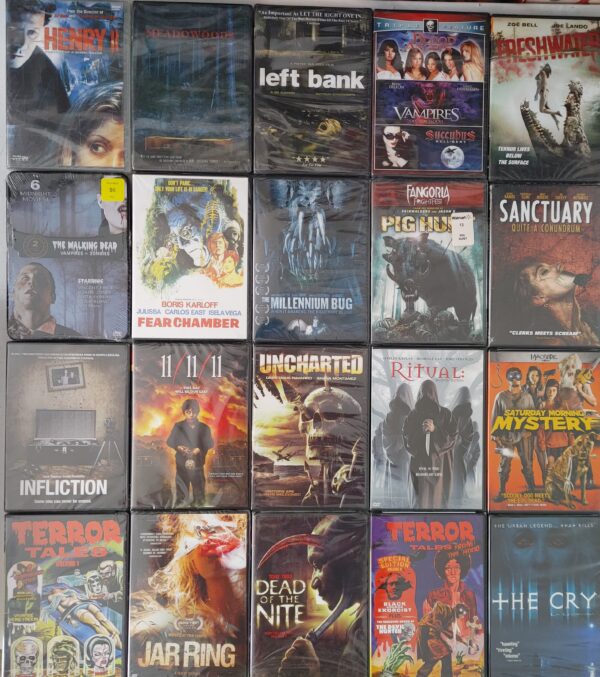 100 brand new horror dvds. Factory sealed. Free shipping. - Image 3